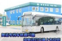 奧運(yùn)公交專線車轉(zhuǎn)調(diào)90路  純電動(dòng)公交車開(kāi)上長(zhǎng)安街