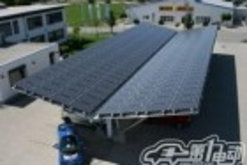 京瓷太阳能电池组件为电动汽车提供电源