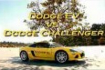 道奇EV電動(dòng)跑車(chē)直線(xiàn)賽道干掉道奇Challenger野馬