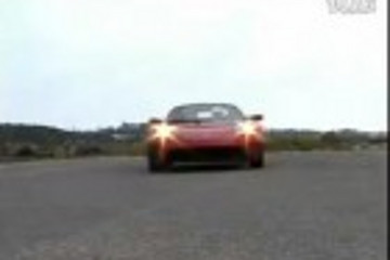 纯电动超级跑车特斯拉视频