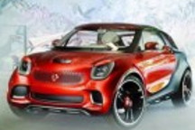 巴黎車展亮相 Smart ForStars官圖發布
