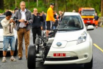 260輛和半輛電動車 挪威電動車游行活動創(chuàng)紀錄
