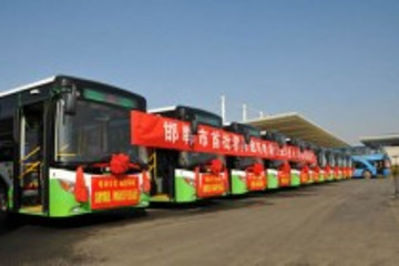 河北邯郸20部纯电动公交车试运营