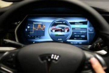 TESLAMODELS仪表盘显示屏操作展示