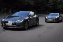 終極豪華轎車決斗特斯拉ModelS vs 阿斯頓馬丁RapideS