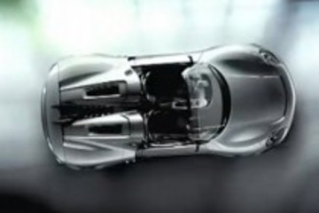 科技結(jié)晶體保時捷918Spyder混動概念超跑