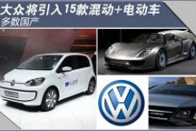 大眾將引入15款混動+電動車 多數將國產