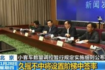 北京購車搖號新政 久搖不中者中簽率提高