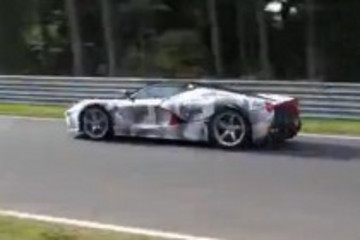 法拉利LaFerrari原型車紐堡林北側(cè)賽道試車實錄