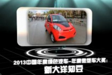 2013中国年度绿色汽车年度微型车大奖：新大洋知豆