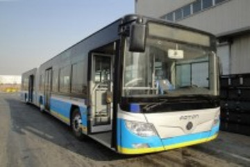 福田18米裝載佩特來(lái)電驅(qū)動(dòng)系統(tǒng)的純電動(dòng)公交車下線
