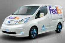 电动汽车送快递 日产e-NV200华盛顿上路