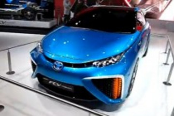 豐田新能源概念汽車(chē)FCV亮相本屆電子展