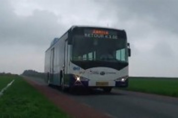 比亚迪K9电动大巴在国外运行广受好评