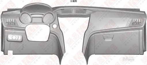 比亞迪G5內(nèi)飾專利申報(bào)圖曝光