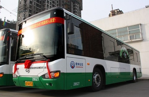 新能源混合动力公交车
