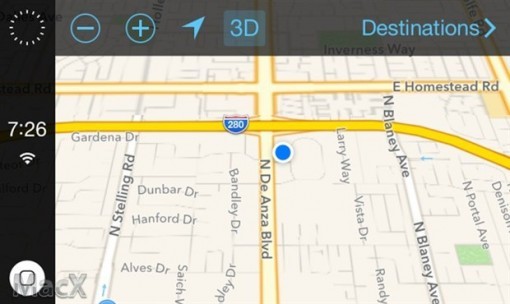 蘋果iOS 7車載系統(tǒng)界面曝光 年內應用