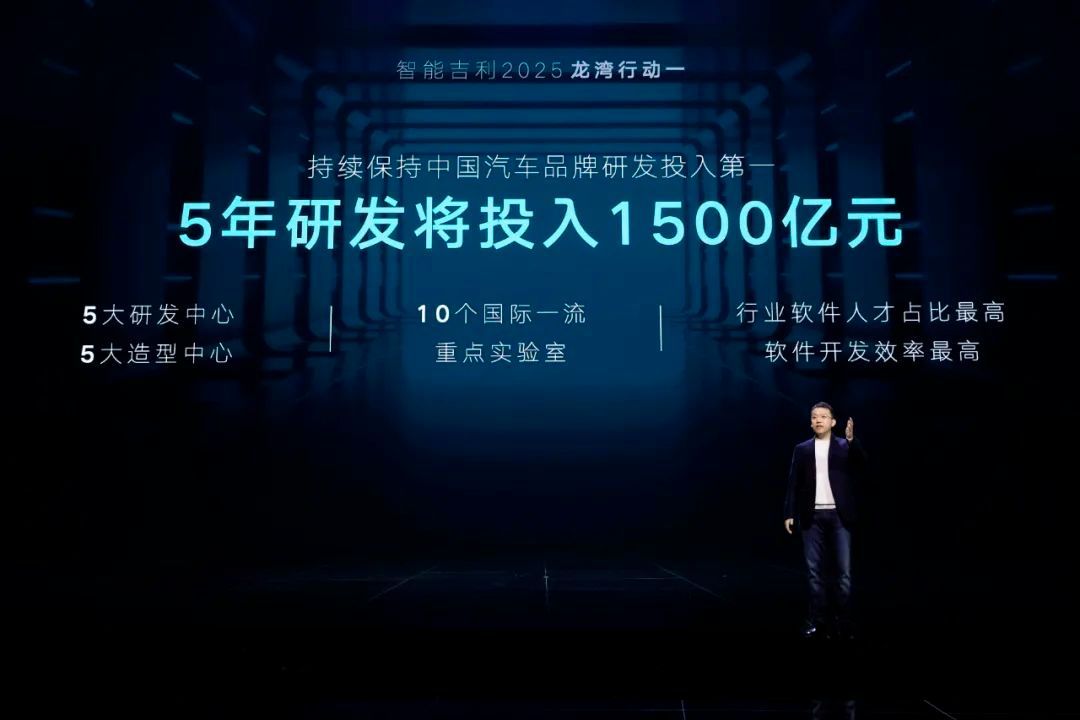 吉利5年狂投1500億，豪賭全棧自研：自動駕駛、芯片、衛(wèi)星、換電