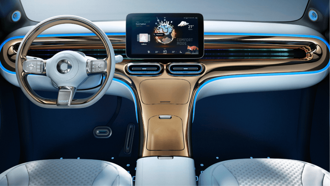 静态体验奔驰smart #1概念车 吸睛利器明年上市