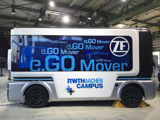 Автобус e.Go, оснащенный системой автономного вождения ZF, поступит в серийное производство в 2019 году.
