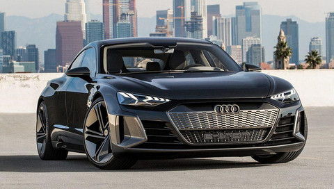 Audi e-tron GT concept in kinetic dust