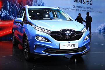 2019上海国际车展：同级首款续航超501km量产车型！北汽新能源EX3亮点远不止于此