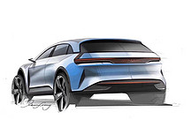 或為跨界SUV車型 廣汽蔚來全新車型設(shè)計圖曝光