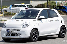 Smart ForFour純電版中期改款車型曝光 續(xù)航或升級(jí)至200公里