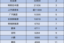 5月新能源销量排行榜来了，TOP14车企与TOP15车型榜单