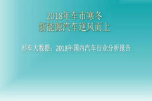 杉车大数据：2018年国内汽车行业数据分析报告