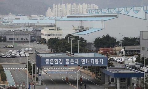 现代汽车一名工人感染新冠病毒，韩国蔚山工厂关停