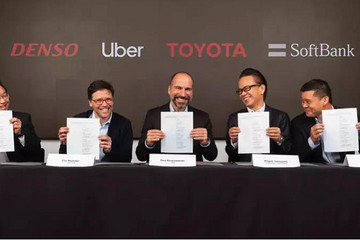 Uber自動駕駛獲軟銀、豐田、電裝10億美元投資