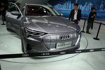 【新车驾到】百闻不如一见，奥迪e-tron广州车展亮相