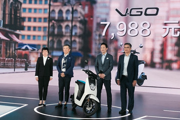 Honda中国研发的首款锂电池电动摩托车V-GO正式发布