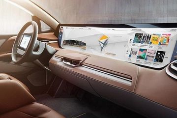 拜腾携首款车型M-Byte终于敲定最终版内饰 新车亮相广州车展