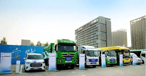 充氣3分鐘，續航500公里，上汽攜5款氫燃料汽車亮相青島