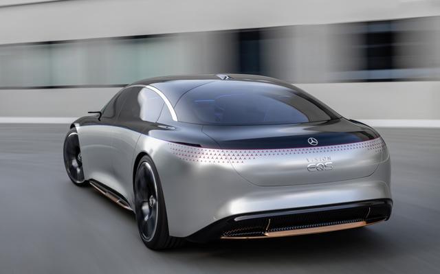 廣州車展前瞻：奔馳Vision EQS實(shí)車亮相，外觀酷炫很有未來感