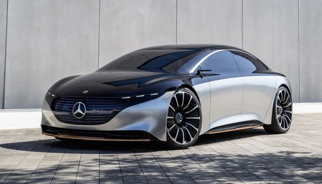 廣州車展前瞻：奔馳Vision EQS實(shí)車亮相，外觀酷炫很有未來感