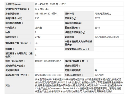 高颜值、高性能！极星1、荣威ER6领衔3款新能源车申报图曝光