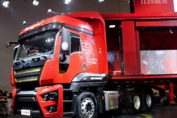 一汽、江铃和三环集团燃料电池卡车亮相武汉商用车展