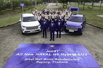 長城汽車泰國羅勇工廠正式投產 首款車型哈弗H6 HEV將上市