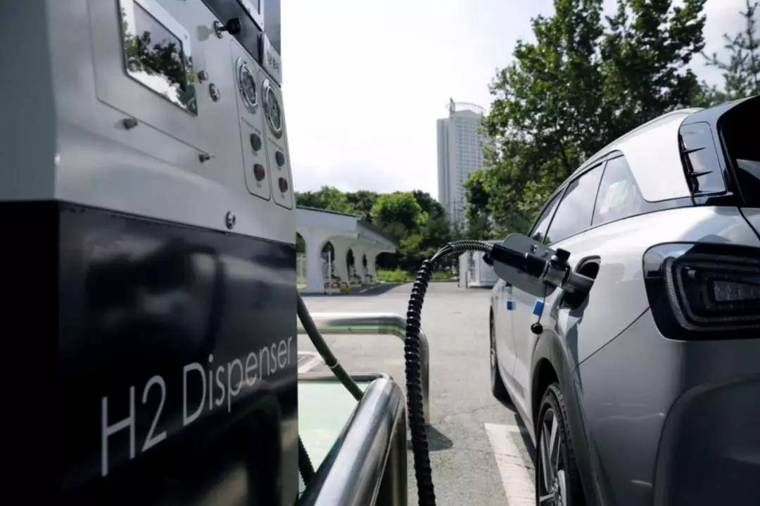 正在加氫的車輛