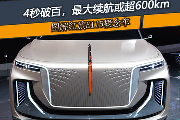 新车图解 | 红旗E115概念车：采用空气悬架结构，最大续航或超600km