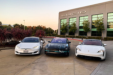 特斯拉Model S、保時(shí)捷Taycan、Lucid Air續(xù)航實(shí)測(cè)報(bào)告