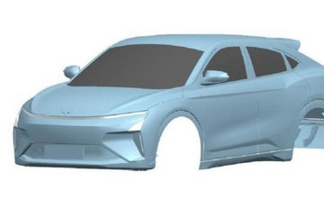 五菱全球銀標(biāo)轎跑SUV專利圖公布！新車將為純電緊湊型SUV