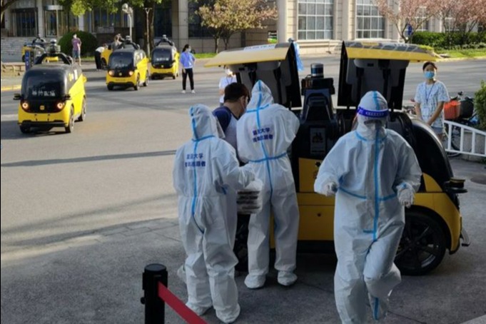 魔都疫情之下，无人配送商业化加速