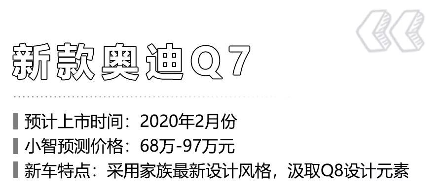 今年值得期待的4款豪華SUV，寶馬X8很搶眼！新款奧迪Q7堪比換代