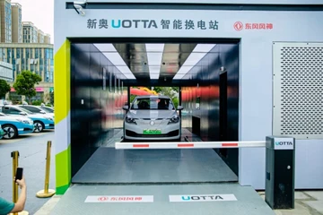 优品车出租车 网约车智能换电站泉州开启