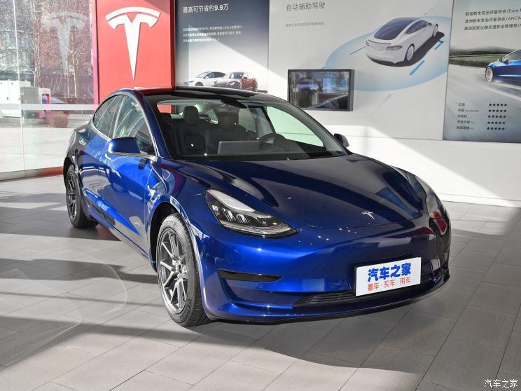 特斯拉中国 Model 3 2019款 标准续航后驱升级版