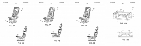 电动汽车，黑科技，前瞻技术，特斯拉,特斯拉专利,特斯拉座椅专利,特斯拉半挂卡车座椅，汽车新技术
